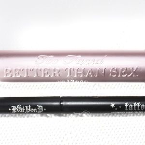 Kat Von D and Too Faced combo. ✔️